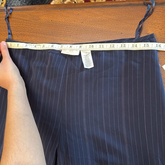 Liz Claiborne Suits New 2 Piece Coat & Pants Size 10 Stripe About Town Business - Picture 16 of 17